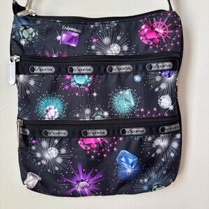 Lesportsac 3 Zip Crossbody Bag Diamonds in the Sky